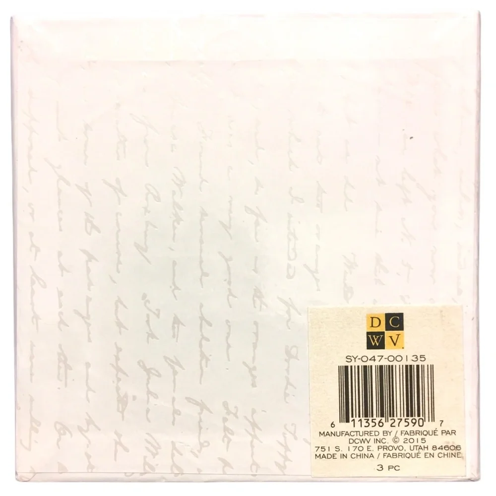 Die Cuts with A View Nesting Boxes, Set of 3, White Foil (SY-047-00135)
